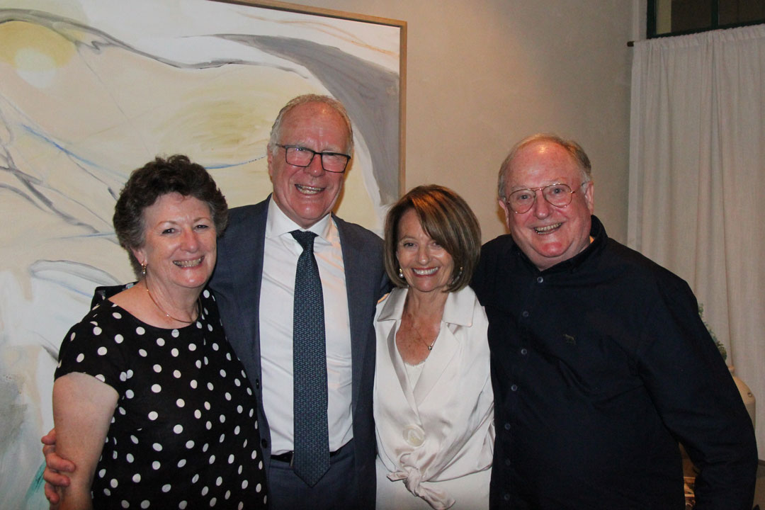 Moira Forsyth, Ian Taylor, Jenny Taylor and Tony Forsyth