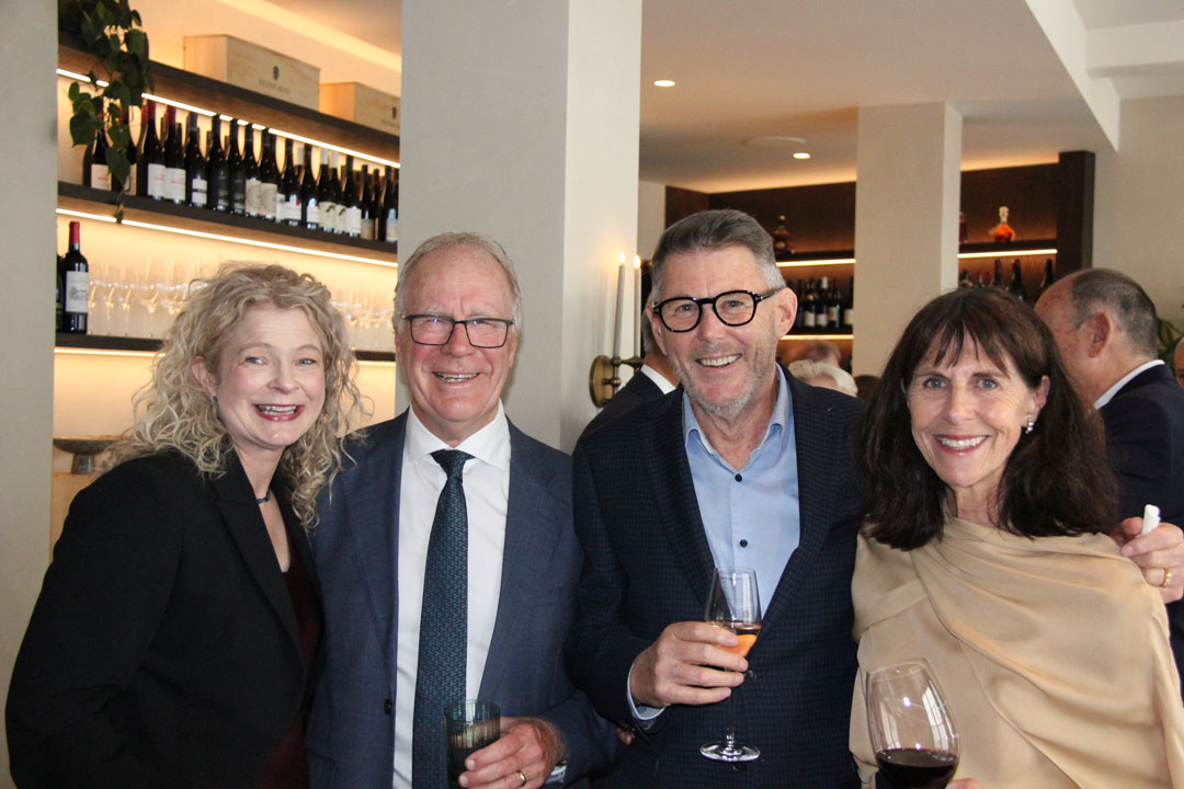 Katy Anquetil, Ian Taylor, Mike Stenhouse and Rosemary MacGibbon